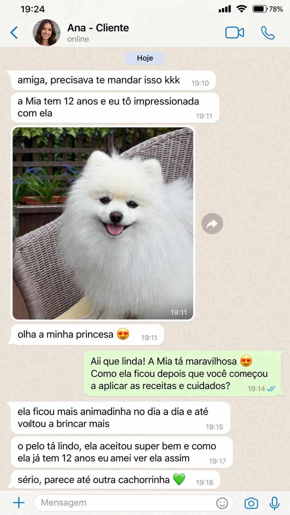 Depoimento da Ana: a Mia, de 12 anos, voltou a brincar